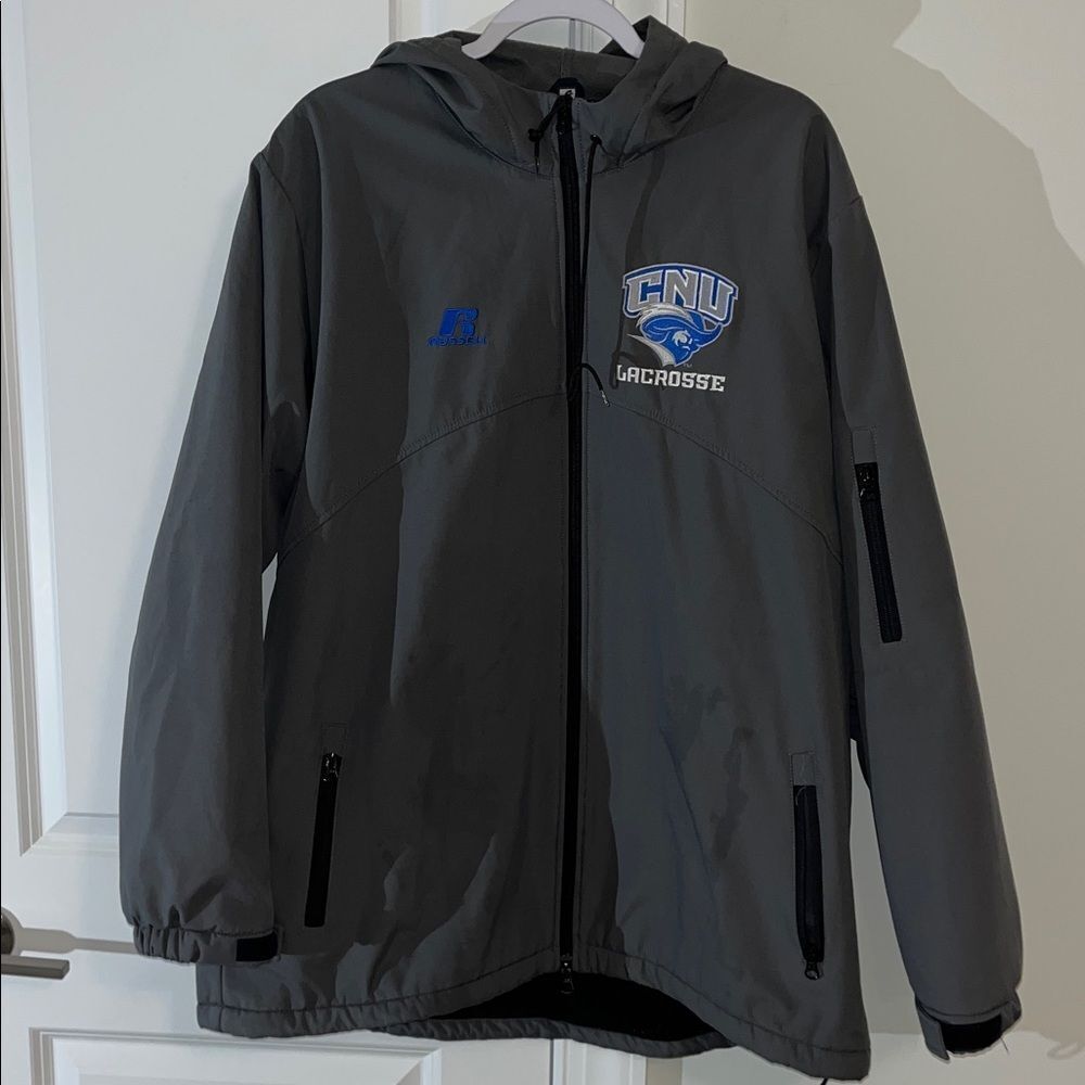 Christopher Newport University Lax Lacrosse Team Issue Winter Jacket Parka CNU